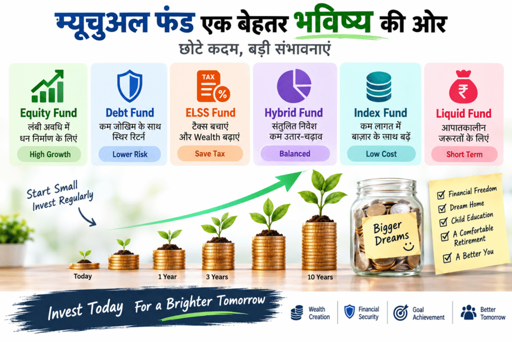 भारत मे निवेश के लिए सबसे अच्छा म्यूचुअल फंड कौन सा है? 3 Best Mutual Fund for Invest in India