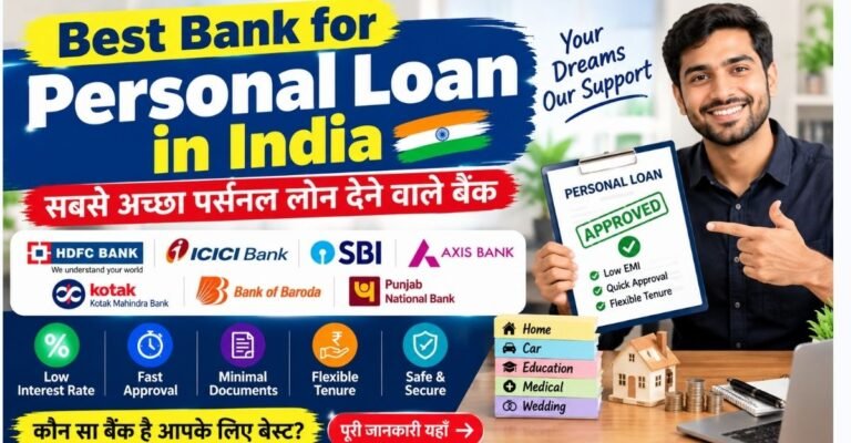 Best Bank for Personal Loan in India