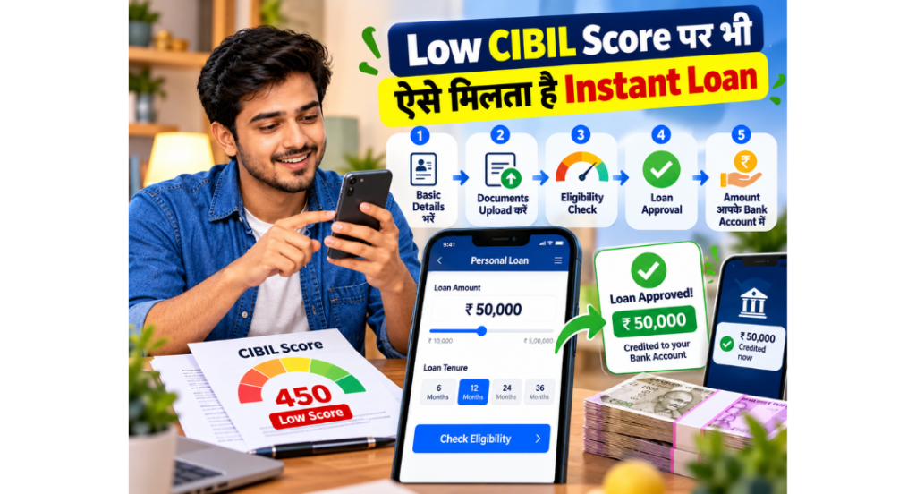 instant loan for low cibil score