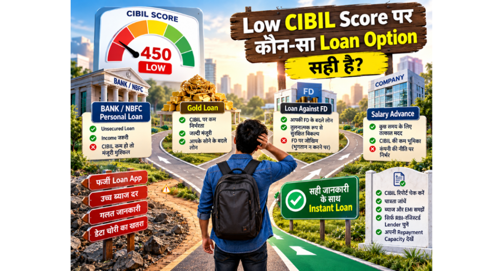 instant loan for low cibil score