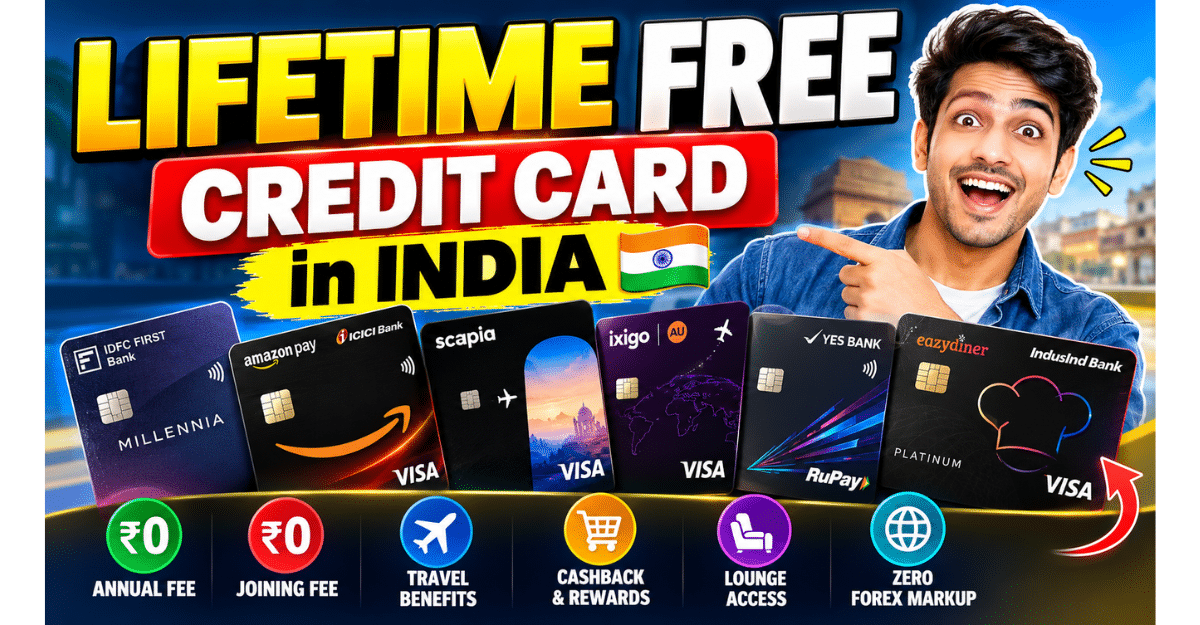 Lifetime Free Credit Card in India: बिना Annual Fee के Best Credit Cards कैसे चुने? 1 Lifetime Free Credit Card in India